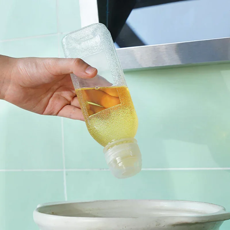 

300/500/1000ML Kitchen Oil Bottle Plastic Seasoning Squeeze Bottle For Salad BBQ Sauce Condiment Containers Cooking Tool