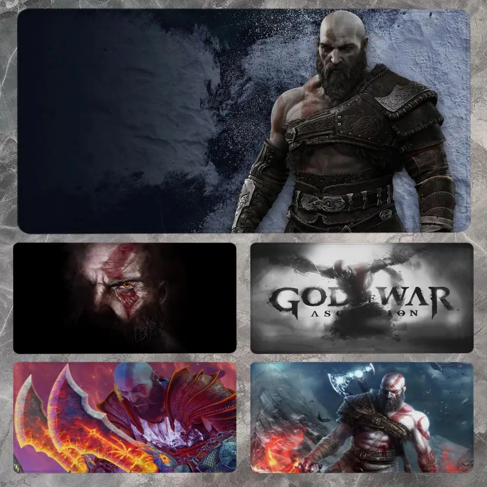 

Mouse Pad 90x40CM Non-slip Gaming Mousepad Gamer E-Sports Mouse Mat God Of W-War Game Mechanical Keyboard XXL Desk Mat