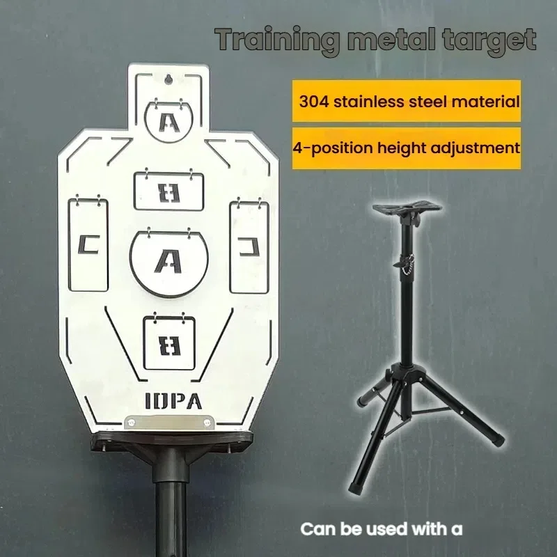 IDPA roestvrij staallegering doeltraining dummy voor Real-Life CS Metal Shooting Toy Gun Target