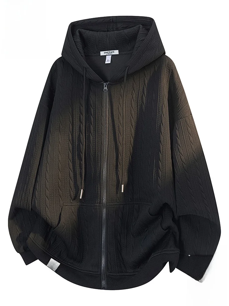 

PaulFrank Men's Loose Fit Long Sve Hoodie Cardigan Autumn Casual Wear Polyester Fiber Comfortable ex Zipper Closure