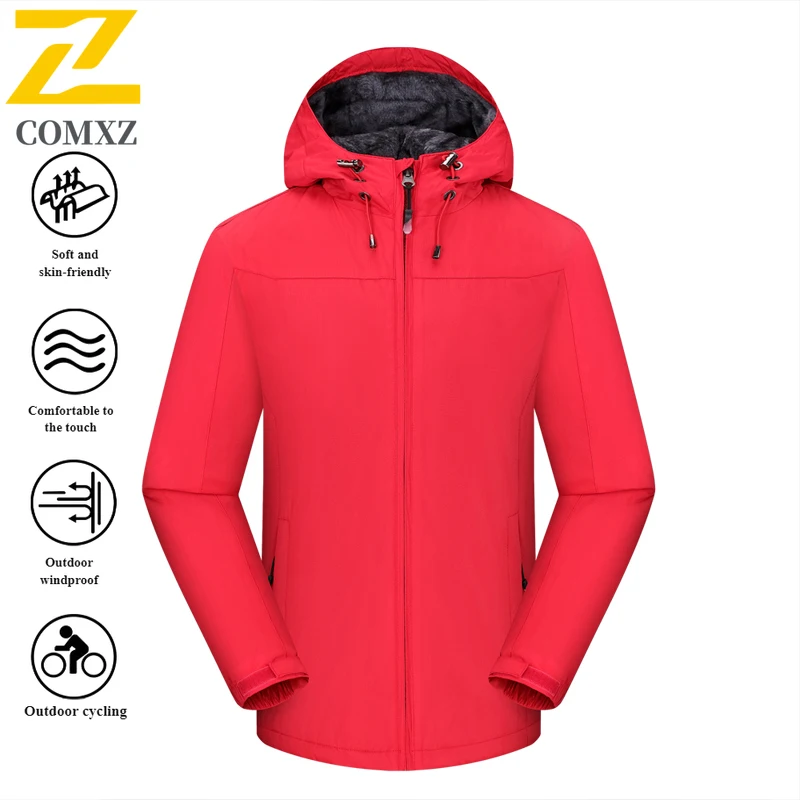 

EiAO Jacket Men's Thermal Ski Windproof Waterproof Winter Coat with Fleece Lining for Mountaineering Ice Fishing Extreme Cold