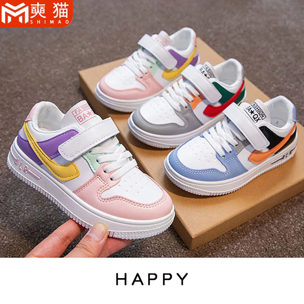 

New Fashion Board Shoes Boys Summer Sneakers Girls Sports Shoes Women Kids Korean Casual Board Shoes Children's Low-Top Sneakers