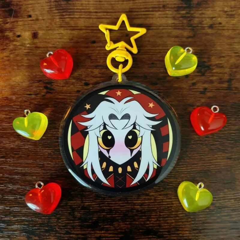 Cute Pierrot Clown Anime Merch - Button Badge Blank review and price