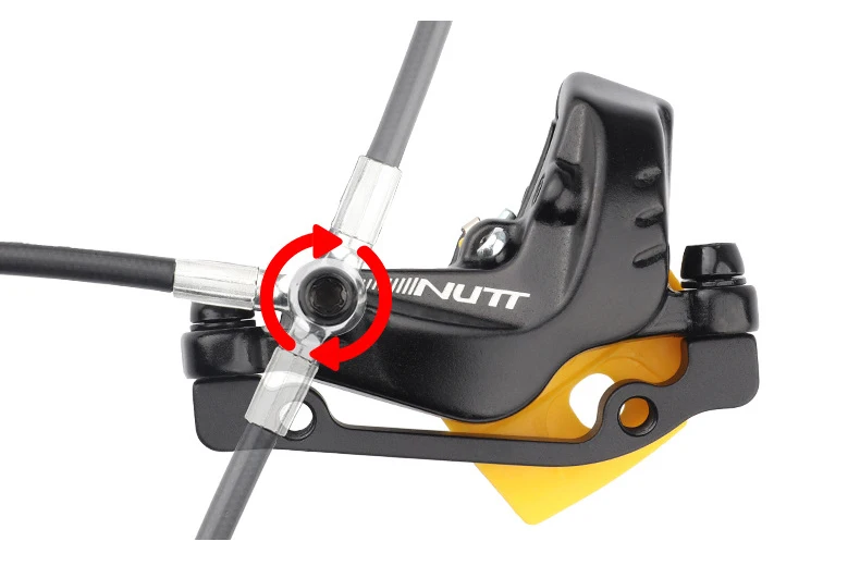 NUTT Electric Scooter 4 Piston Hydraulic Disc Brake Power-off Oil Disk for Zero 10X/11X, Vsett 10+/9+, Kaabo Wolf Warrior 11