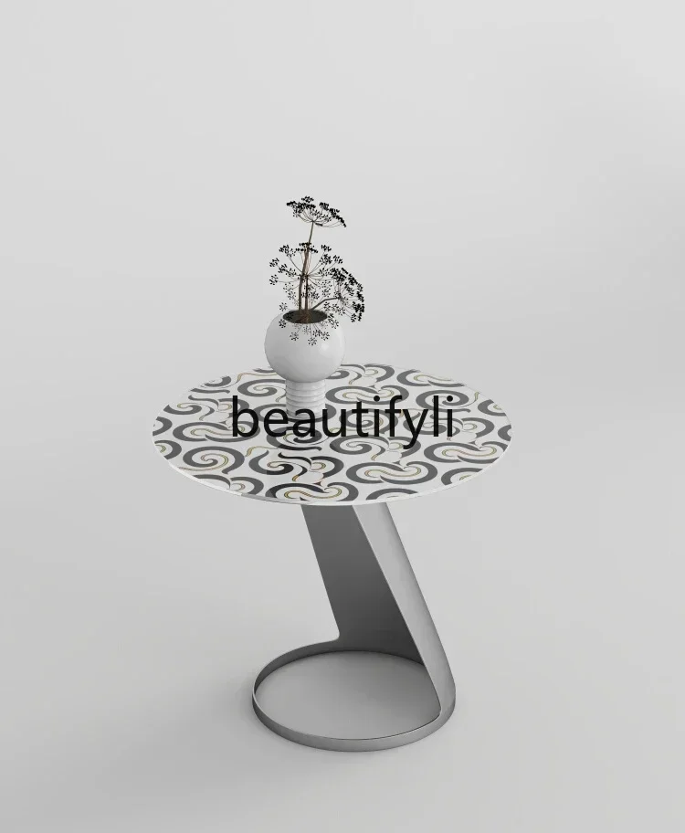 2003 Exquisite corner living room sofa side few small apartment bedside side table balcony small coffee table