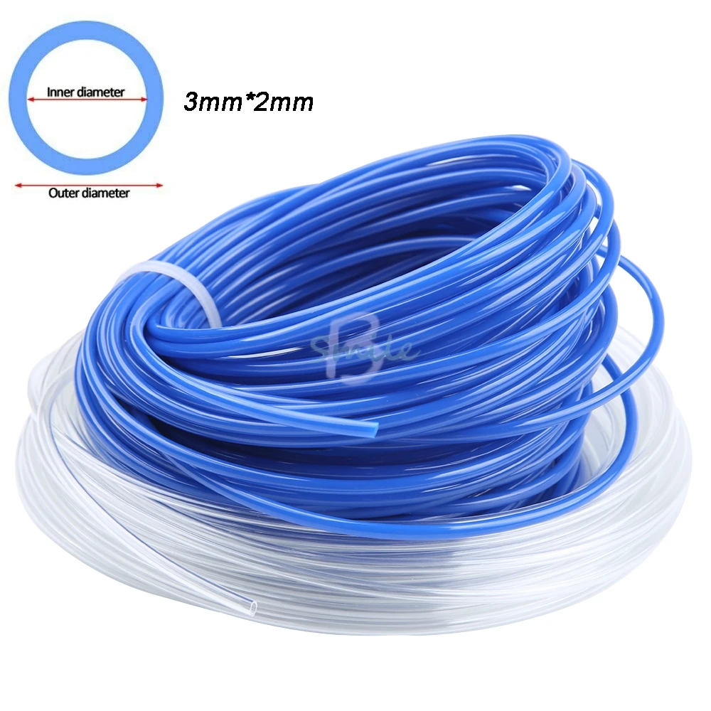 New 10M Dental Pipe Air Component Hose Polyurethane Tubing Pneumatic Hose Pu Pipe Air Tube  3x2,4x2.5,6x4,8x5mm Size for choose