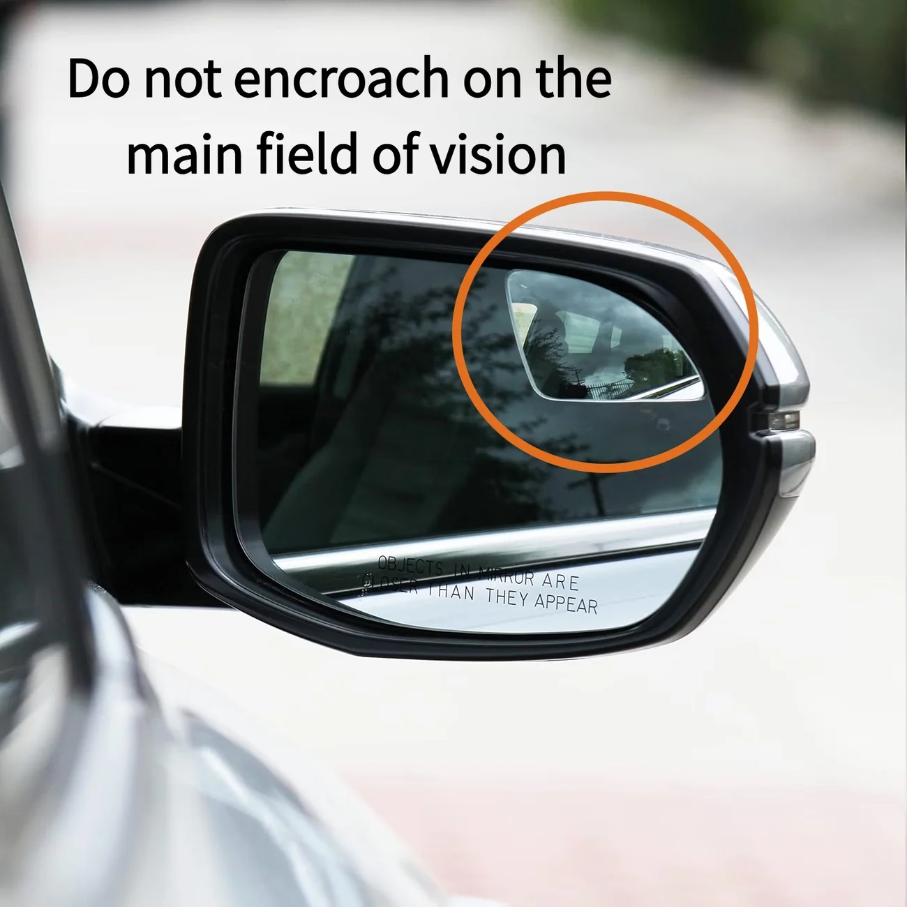 2 PCS Frameless Blind Spot Mirrors, HD Convex Glass 360° Rotatable Wide Angle Auxiliary Rearview Mirrors, Fits SUV, Trucks