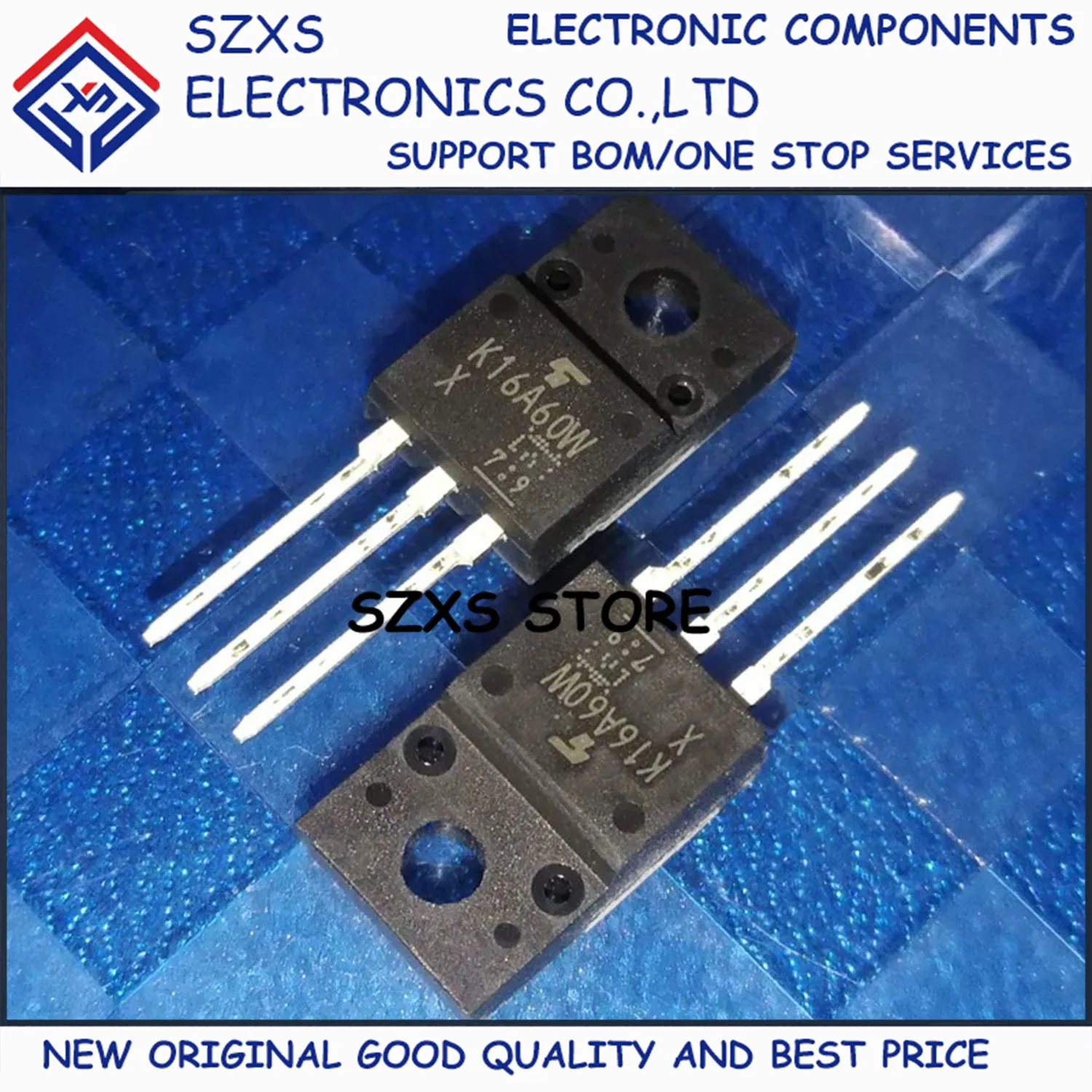 

New Original 10Pcs K16A60W TK16A60W TO-220F 600V 15.8A MOSFET Field Effect Transistor In Stock Good Quality