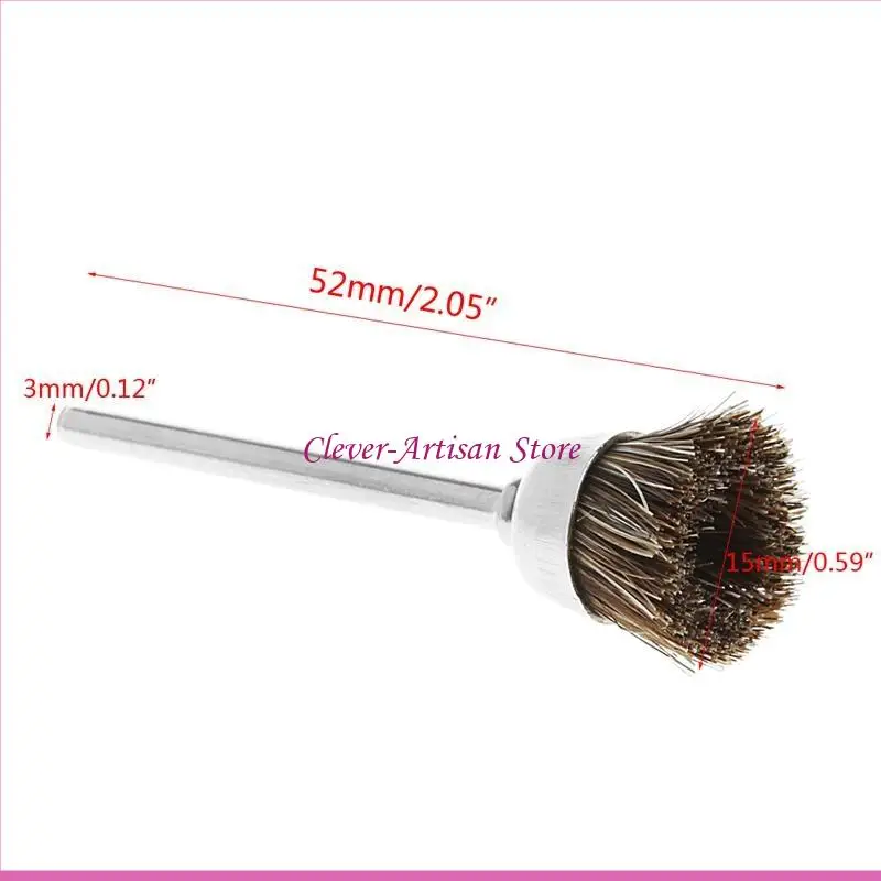 5 pezzi lucidatura rotante per tazza nylon per lucidatura, spazzola abrasiva rotante,
