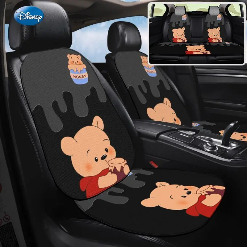 

Disney Winnie the Pooh Cartoon Car Seat Cushion All Seasons Half-Pack Car Heating Pad