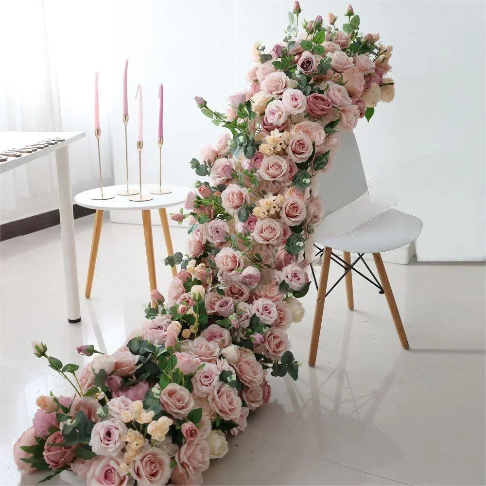 Custom Color Heart Shaped Flower Decoration for Wedding Creative Pollen Design Direct Factory Sales Floral Decor