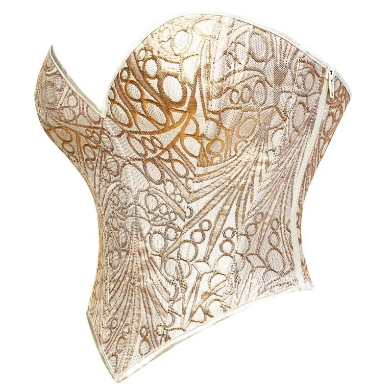 Black Silver Lace Bodysuit for Women Shapewear Push Up Bustier Boned Waist Cincher Wedding Party Outfit