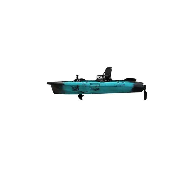 HDPE Imported Hull Material Propeller One Person Single Fishing Kayak With Multi-function Available