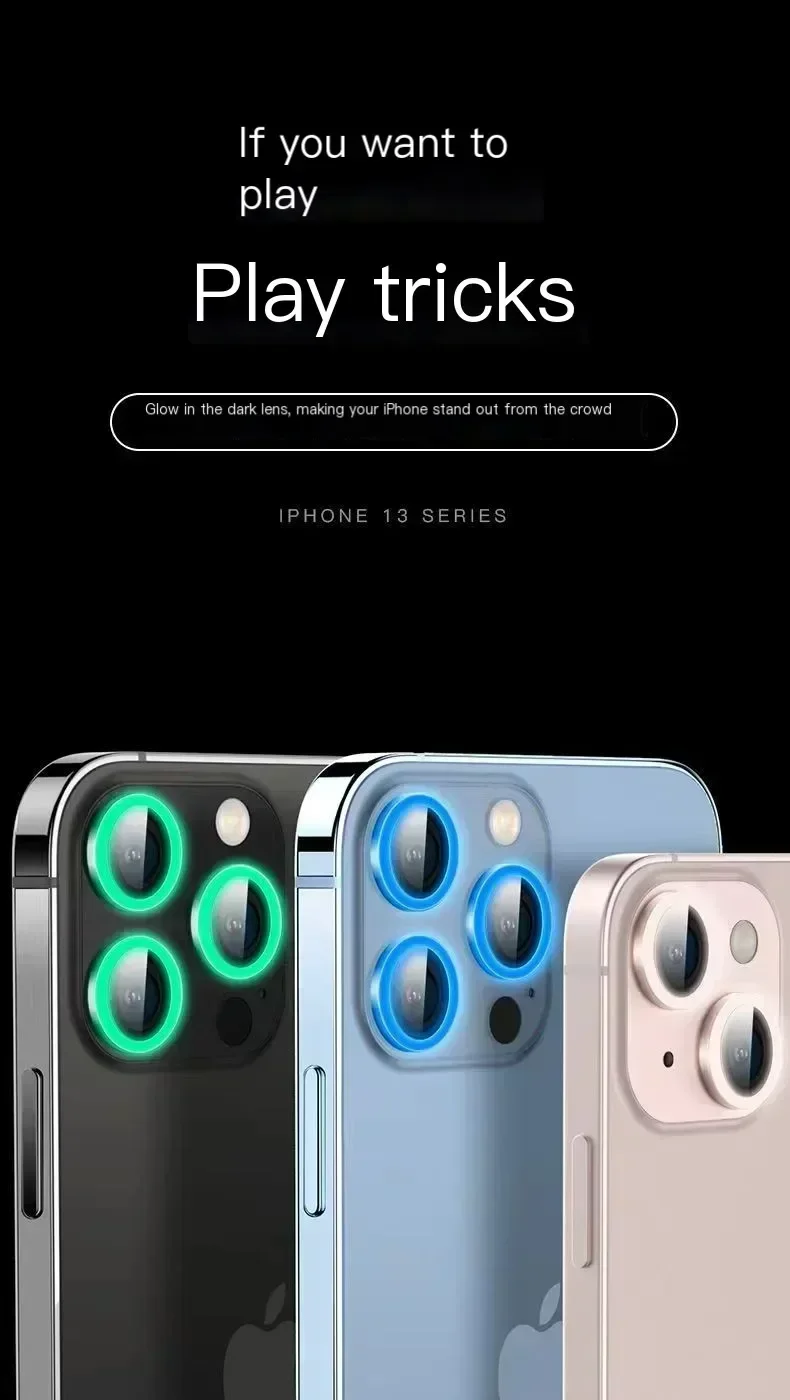 IPhone用カメラレンズプロテクター,セラミックレンズリング,強化ガラス,iPhone 15,14,13,12 pro max,12,11 mini