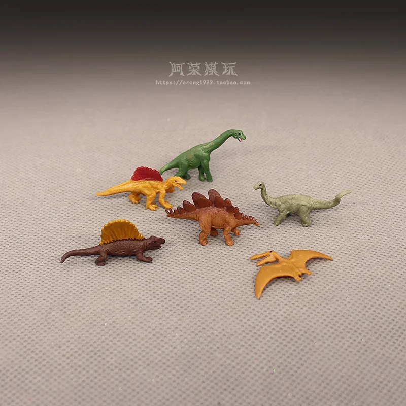 Mini Polyethylene Pocket-size Dinosaur Model Decoration Stegosaurus Wyvern Apatosaurus Pterosaur Jurassic Dinosaur Figures Toys