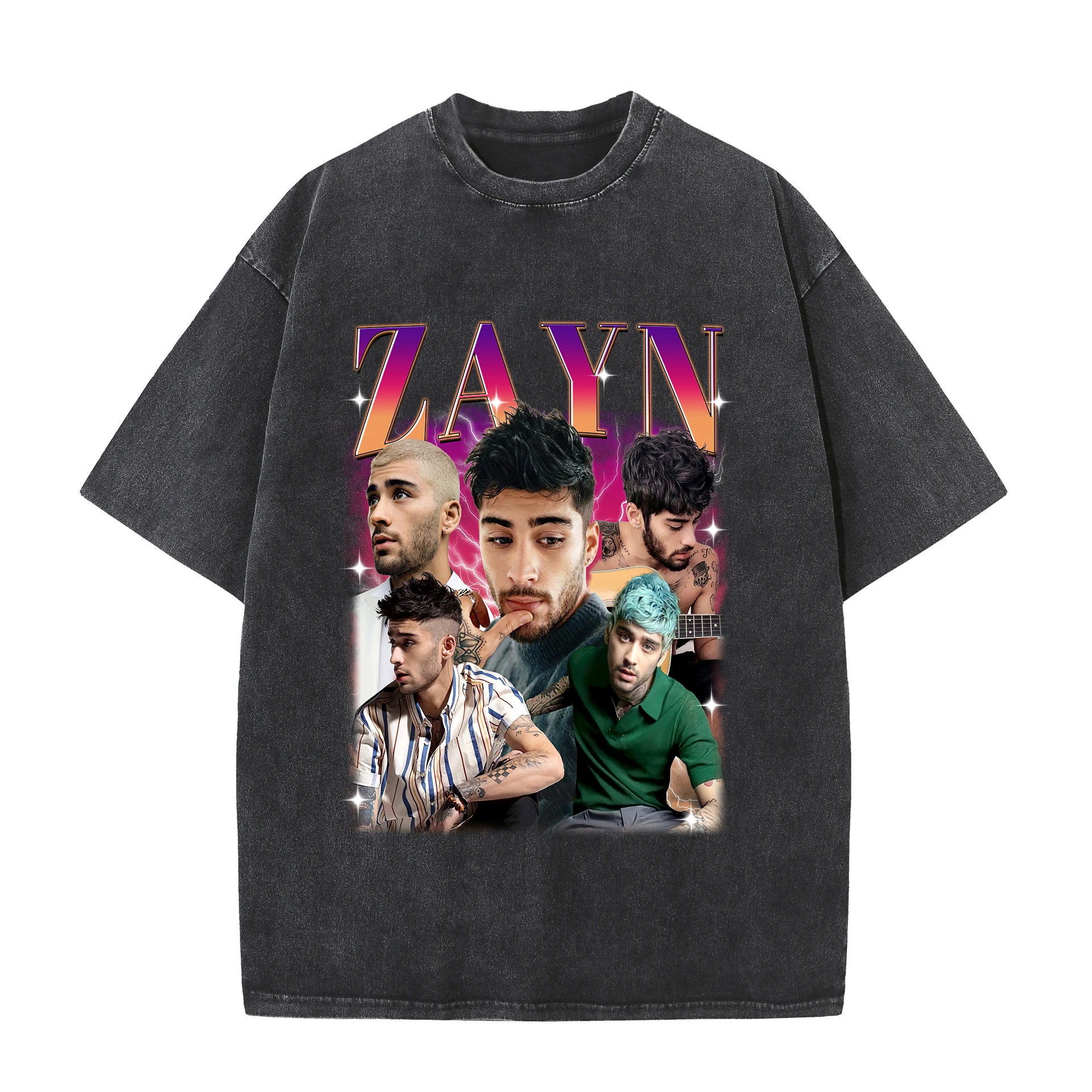 

Zayn Bootleg Style T-Shirt Vintage Cotton Tee Men Casual Oversized Harajuku Summer Short Sleeve Tops