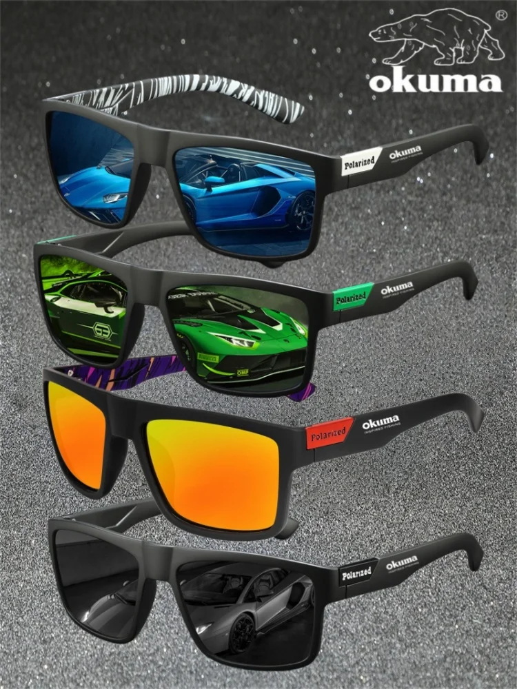 AliExpress okuma Okuma Fashion Polarized Glasses UV400 have clear field of view, anti stray light, suitable for cycling, fishing, driving, etc