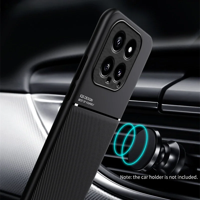 For Xiaomi Mi 14T Pro Mi14 Magnetic Texture Phone Case For Mi 13T 12T 11T Pro Soft Silicone Shockproof Protective Back Cover image 2