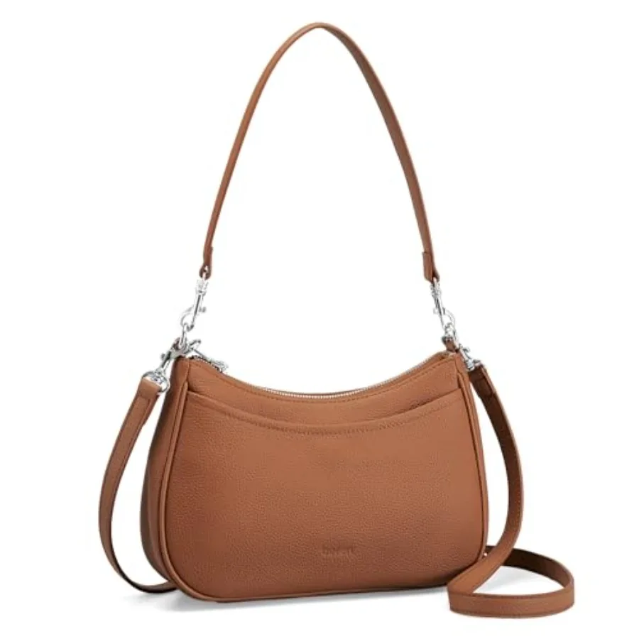 

Genuine Leather Crossbody Bags for Women Anti Theft Shoulder Purse Trendy Hobo Bag with RFID Womens Handbag Purse
