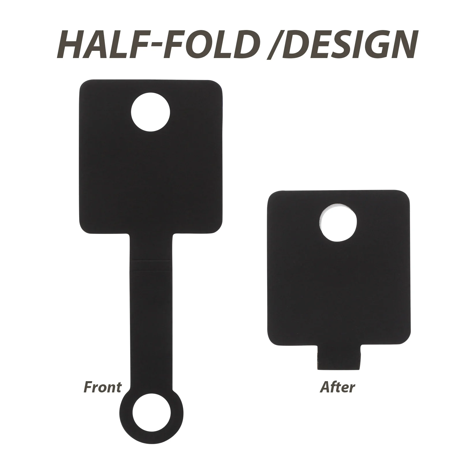 200 قطعة قلادة عرض المجوهرات بطاقات قابلة للطي ذاتية اللصق حامل القرط بطاقة سوار التعبئة والتغليف عرض لوازم ل