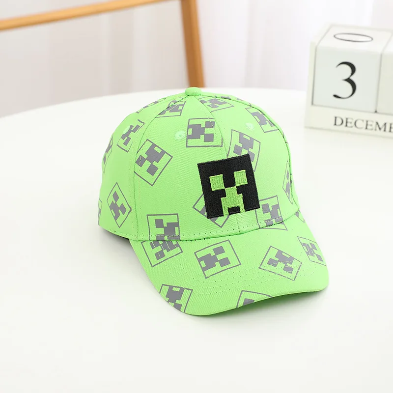 Halloween-Spiel Totem of Undying Hut Cosplay Unisex Pixel Block Baseballkappe Sonnenhut Outdoor-Accessoires Sport Party – Detail 1