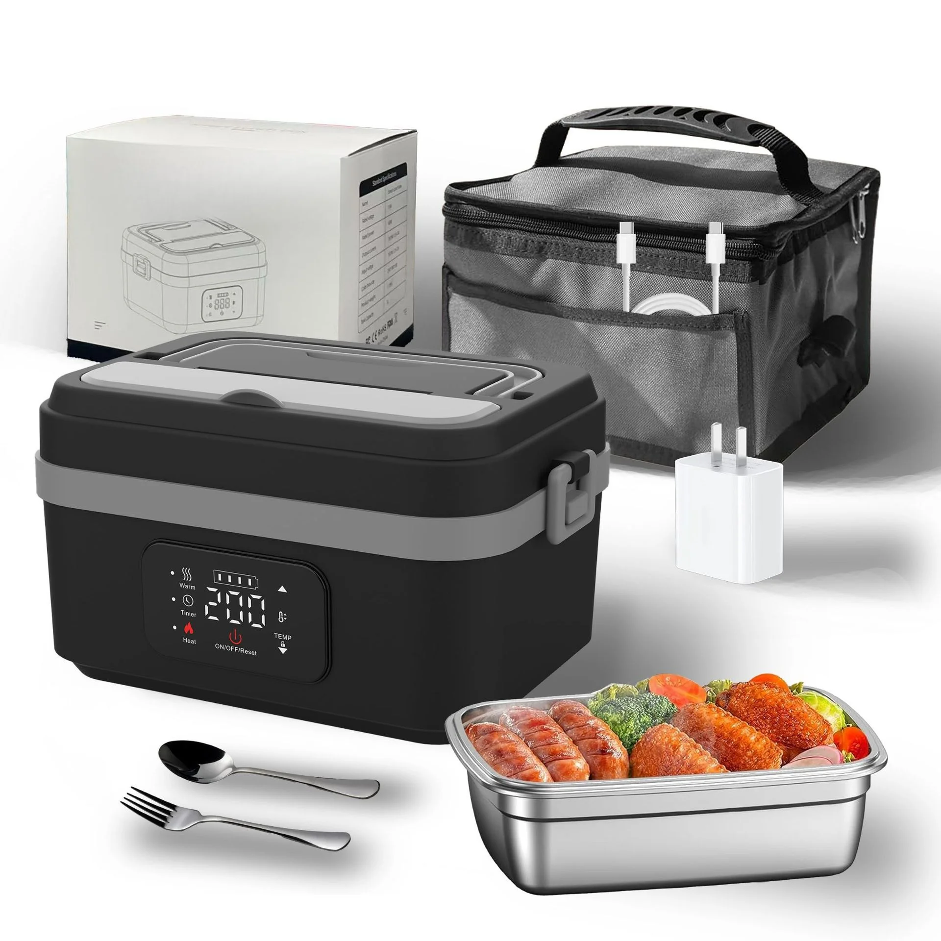 

Multifunctional Portable Car Electric Bento Box