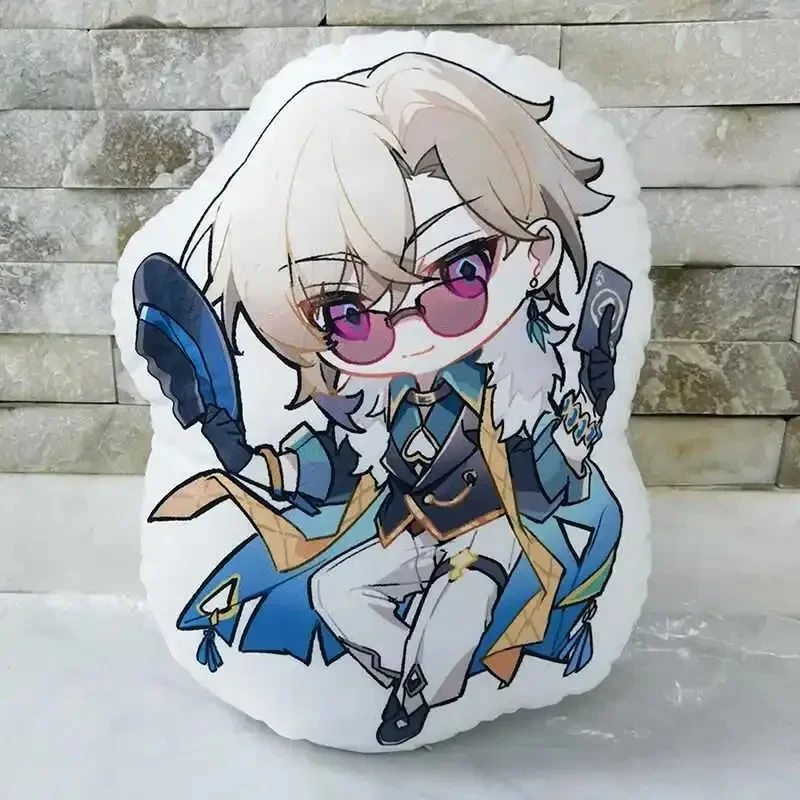 

Game Honkai: Star Rail Aventurine Cosplay Plush Stuffed Anime Soft Throw Pillow Sofa Back Cushion Gift