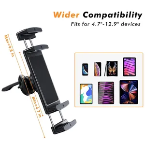 حامل حامل هاتف السيارة مناسب لجهاز سامسونج جالاكسي ز، أضعاف 6، 5، 4، 3، 2 تهوية دورانية، حامل على الكمبيوتر اللوحي، 4 أفضل 10 لوحات رئيسية مبيعا تلفزيون سامسونج 43 - No4
