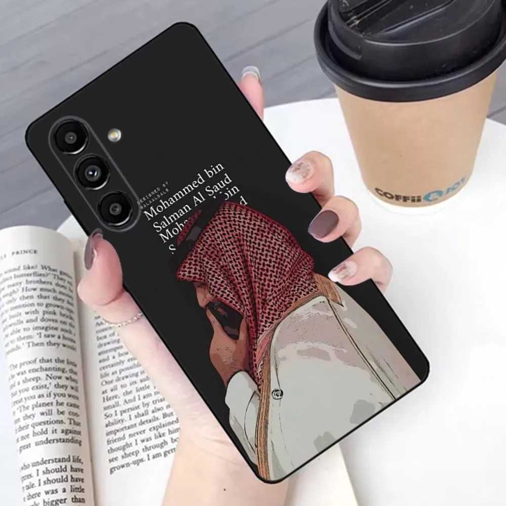 Mohammed bin Salman MBS Phone Case For Samsung S 25,24,21,22,23,30,20,Ultra,Plus,Fe,Lite,Note,10,9,5G Black Soft