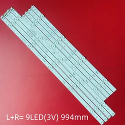 8PCS/Set NEW LED Lamp Backlight Strips For TV 49UJ635T 49UJ635V 49UJ639V 49UK6090PUA 49UK6200PLA 49UK6200PUA NC490DUE-AAFX1-41CA