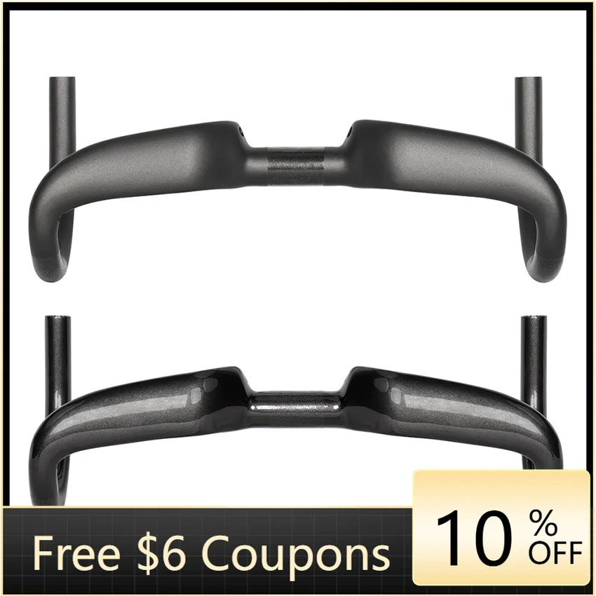 

STLF HB03 High-quality OEM Customized 31.8*300-400mm Full T800 Carbon Fiber Road Handlebar, Specialized for Track Bicycles