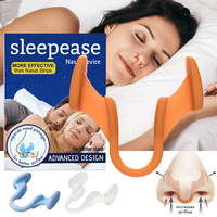 1~4Pcs Silicone Nose Clip Anti Snoring Nasal Dilator Stop Snore Aid Easy Breathe Improve Sleeping Rhinitis