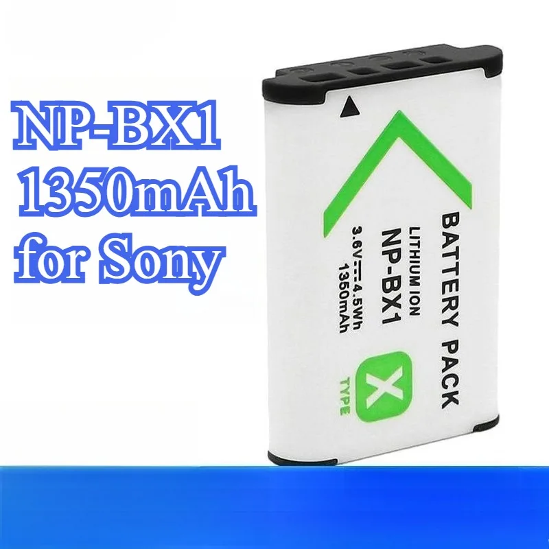 

Сменный аккумулятор емкостью 1350 мАч для Sony NP-BX1, совместимый с ZV-1 RX100 M2 M3 M4 M5 M6 M7 HX50V WX350 Cyber-shot DSC-HX60V