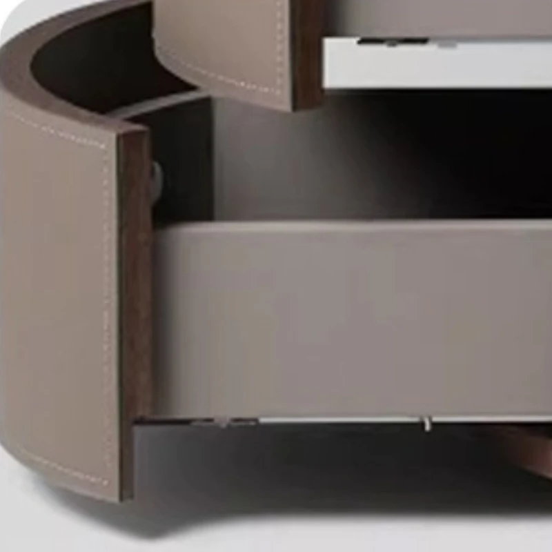 طاولات ليلية بسيطة على الطراز الإيطالي لغرفة المعيشة وغرفة النوم وتصميم الفندق منضدة أثاث منزلي متقدم Mesita De Noche Lsctg #5