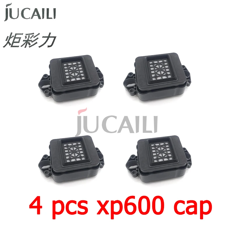 Jucaili 4pcs Eco solvent UV printer capping top for Epson XP600 TX800 DX8 DX9 printhead FA09050 F192040 print head cap station