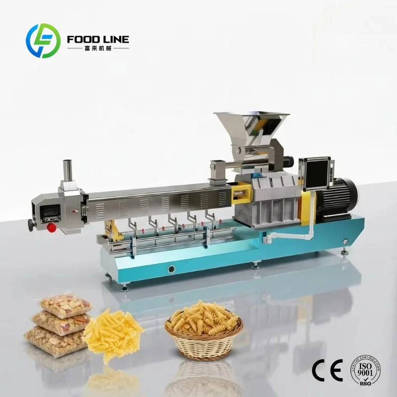 Custom 150kg Industrial Complete Pasta Production Line, Electric Extruder Machine for Macaroni & Spaghetti Making