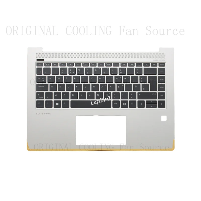 R+  New for HP EliteBook 1040 G4 Palmrest Case with UK Backlit Keyboard L02268-031