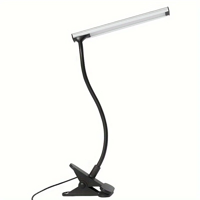 Portátil USB Clipe LED Desk Lamp, proteção para os olhos, escurecimento Dormitório Estudo, cabeceira, recém-atualizado, Popular