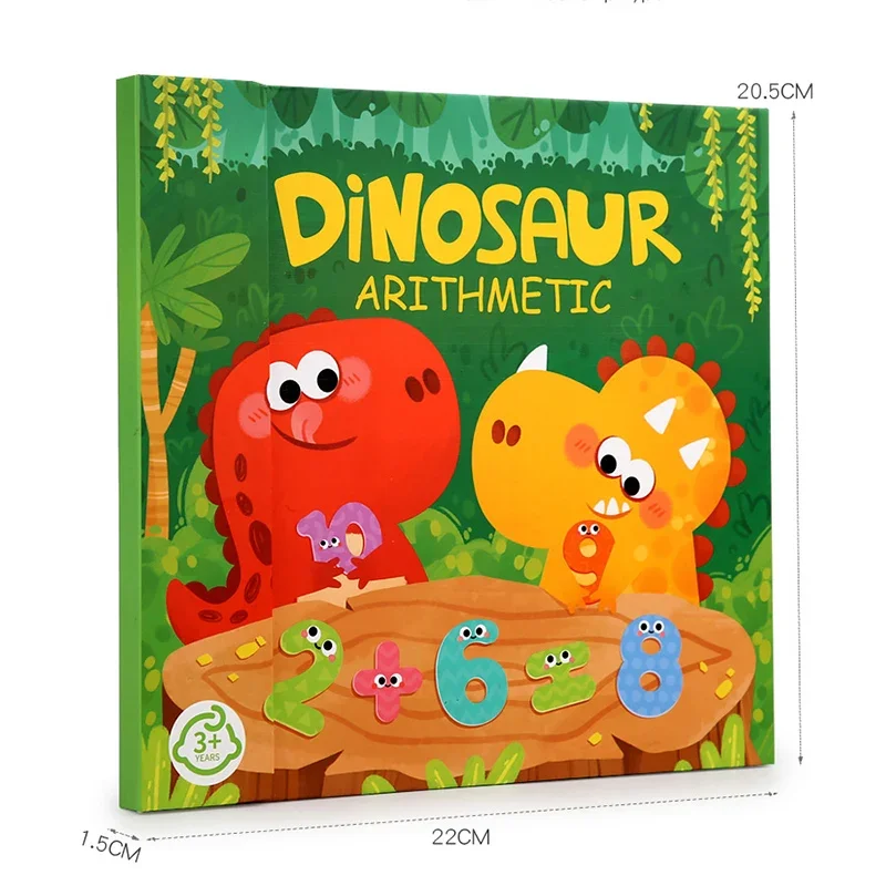 Livre arithmétique mathématique pliable pour enfants, décomposition numérique, jeux Montessori pour bébé, éducation précoce, cadeaux de jouets pour enfants