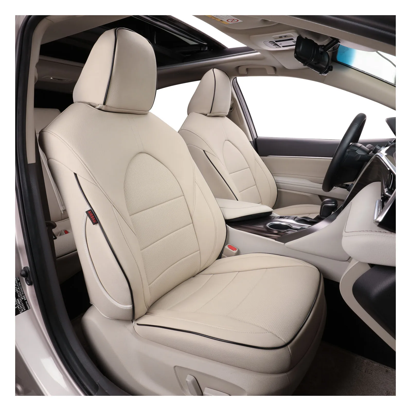 

Автомобильные аксессуары на заказ, чехлы на сиденья для Camry Hybrid 2022-2024, полный комплект из кожи
