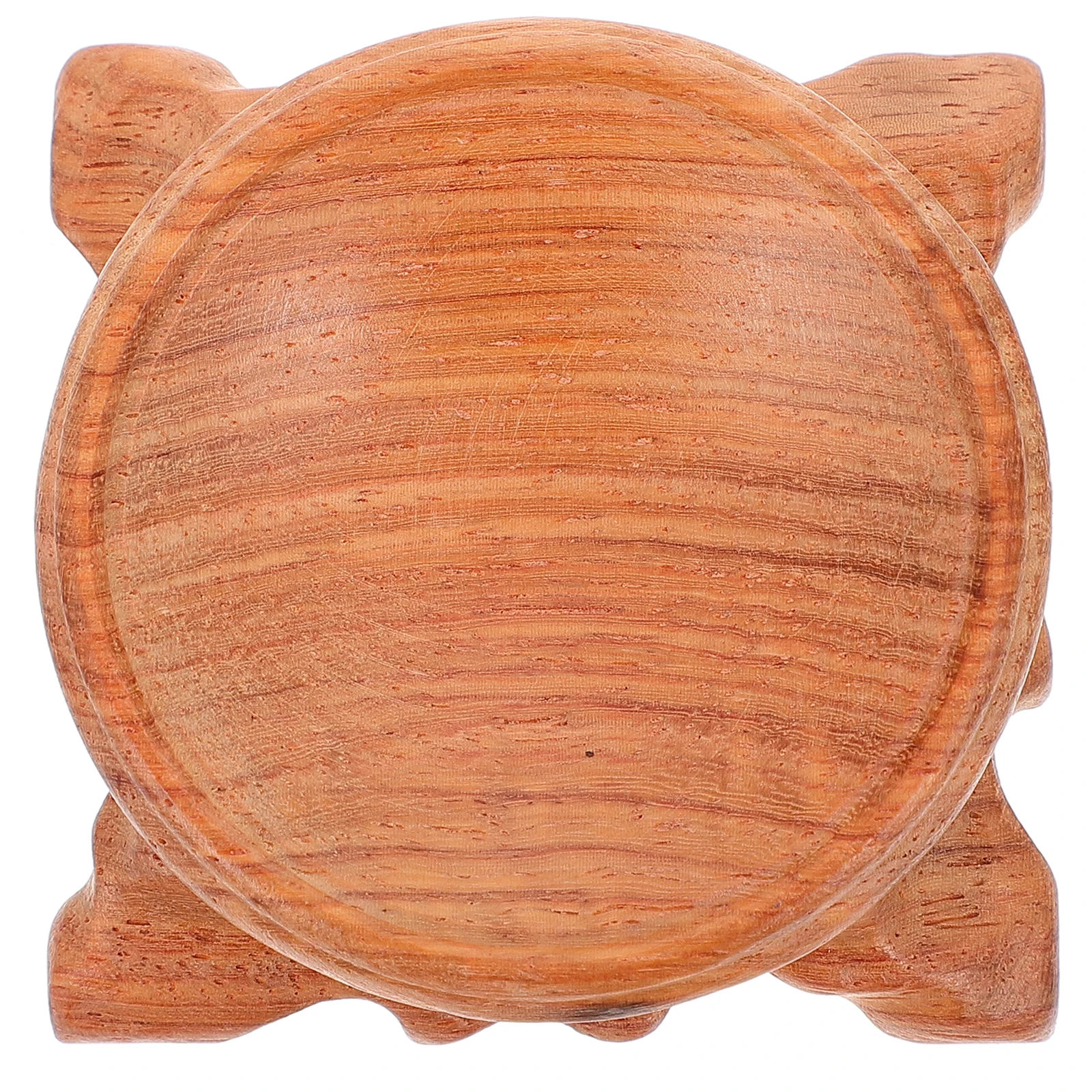 

2pcs Retro Wooden Base Simple Gourd Holder For Crystal Ball Display Stand Decorative Pedestal Solid Wood Rack Home Decor Item