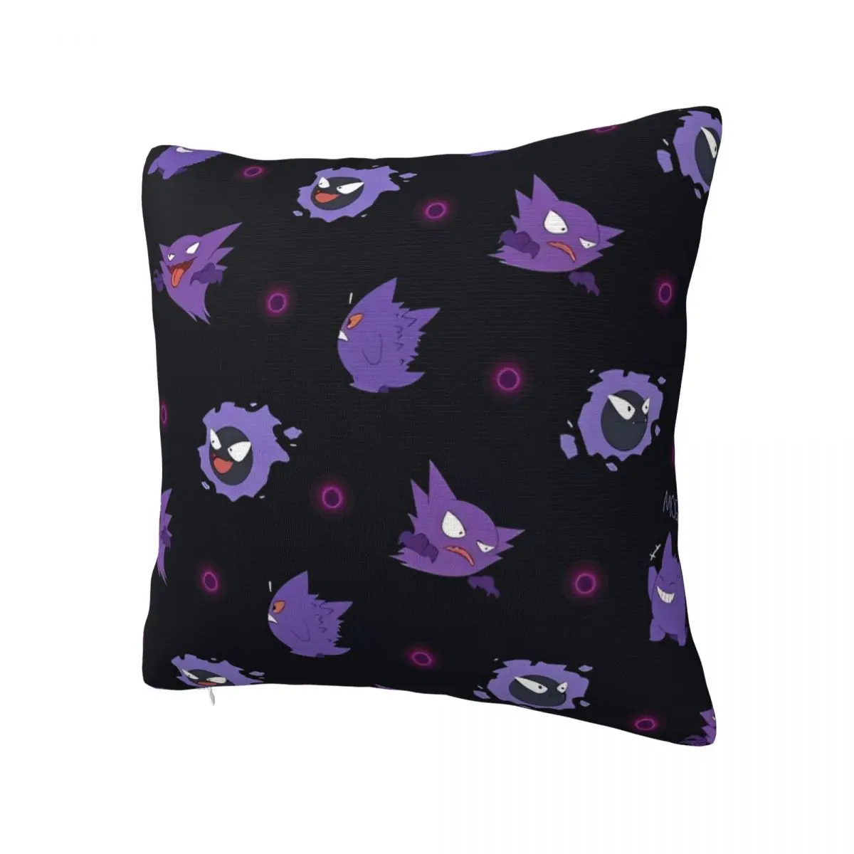 Pillow Cover Japanese Anime Pokemon Gengar Cartoon Cushion Cover Novelty Pillow Case For Office Car Home Decorative Pillowcases