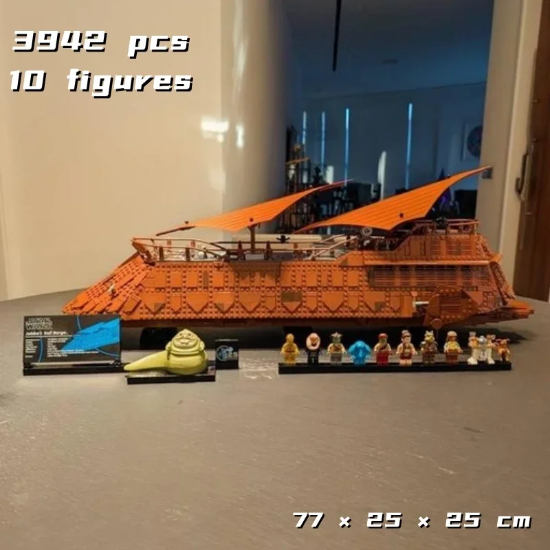 2026 Ucs Jabba-Segelbarke Bausteine Kompatibel mit 3942 Teilen Weltraumfilm Ausstellungsmodell Geburtstagsgeschenke für Teenager-Spielzeug