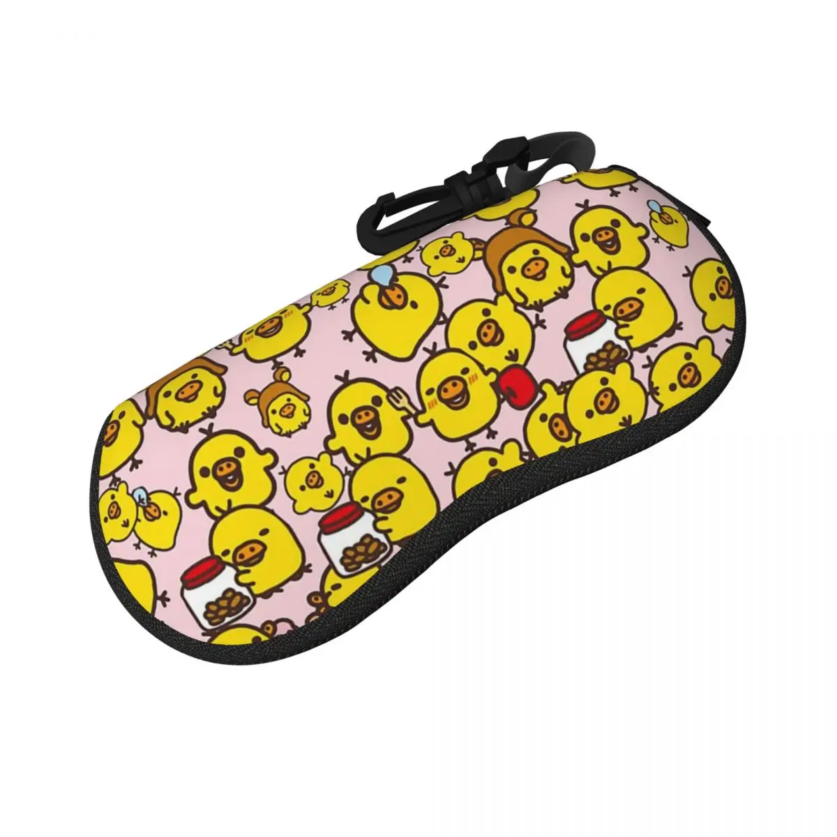 

Cute Kiiroitori Pattern Shell Glasses Case Protective Sunglasses Box Women Men Soft Eyeglasses Bag Pouch