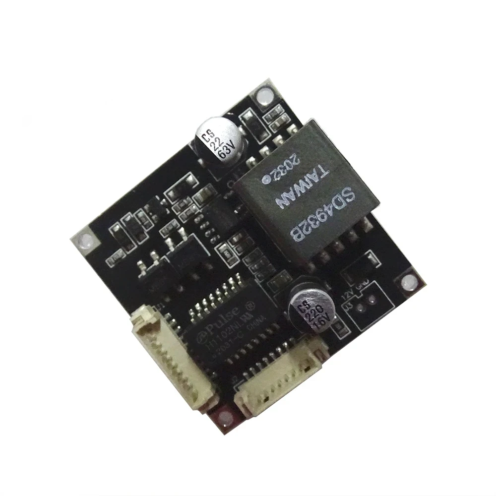 POE Module Board for Security CCTV Network IP Cameras Power Over Ethernet 12V 1.5A Output IEEE802.3af Compliant