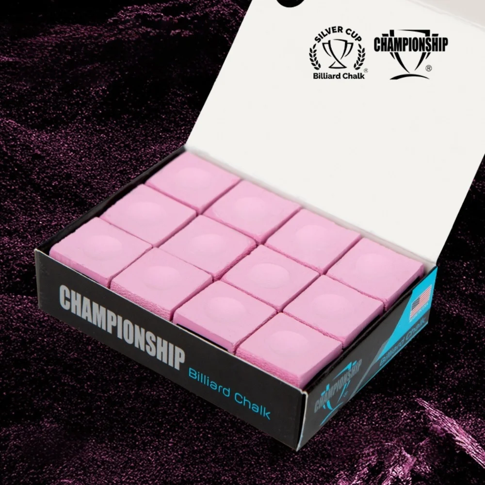 

Серебряная чашка США, многоцветный чемпионат, мел для бильярда и снукера, 1 дюжина (12 шт.), для игроков с бильярдным столом