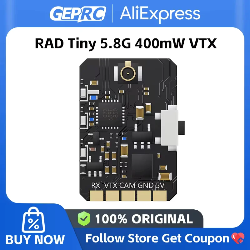 5.8gで飛ばすFPVドローンの実力テスト｜GEPRC RAD Tiny 5.8G VTXトランシーバーの使い方と評価