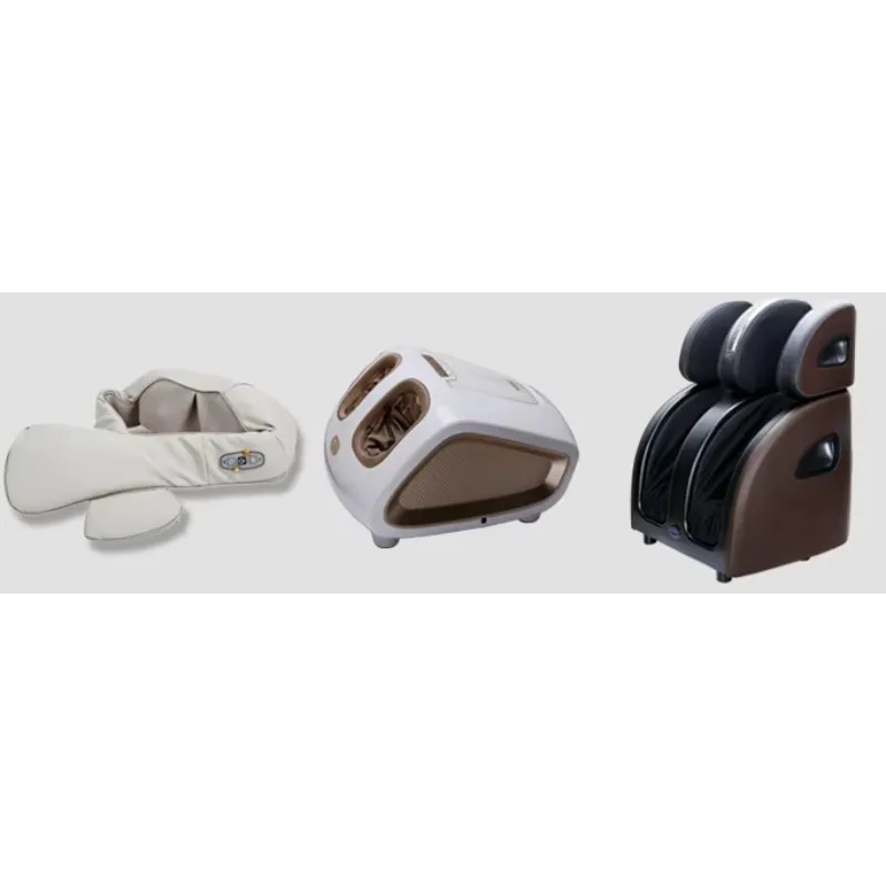 Back massage chair with heating and 10 massage heads