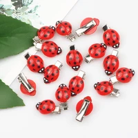 10 Uds. Pinza para el pelo de mariquitas, pinza para el pelo de animales, pasadores encantadores, pinza decorativa para el pelo para niñas pequeñas y mujeres, Cosplay de Halloween