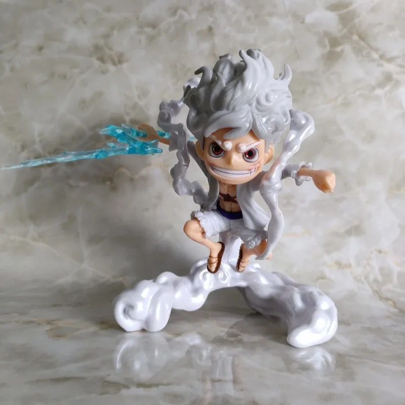 Neue One Piece Anime Figur Gear 5 Nika Luffy Sd Chibi 18 cm PVC Action Figure Nette Statue Sammeln Desktop Ornament spielzeug Geschenke